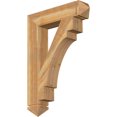 thumbnail image 1 of Ekena Millwork 6"W x 30"D x 42"H Merced Arts & Crafts Rough Sawn Bracket, Western Red Cedar, 1 of 4