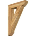 thumbnail image 1 of Ekena Millwork 6"W x 30"D x 42"H Traditional Slat Rough Sawn Bracket, Western Red Cedar, 1 of 4