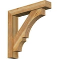 thumbnail image 1 of Ekena Millwork 6"W x 32"D x 32"H Balboa Block Rough Sawn Bracket w/ Offset Brace, Western Red Cedar, 1 of 25