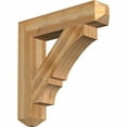 thumbnail image 1 of Ekena Millwork 6"W x 32"D x 32"H Balboa Craftsman Rough Sawn Bracket, Western Red Cedar, 1 of 13