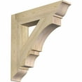 thumbnail image 1 of Ekena Millwork 6"W x 32"D x 32"H Balboa Traditional Rough Sawn Bracket, Douglas Fir, 1 of 13