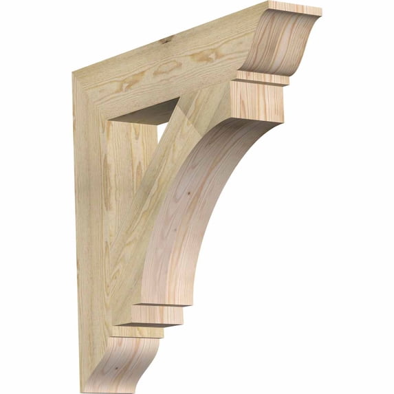 Ekena Millwork 6"W x 32"D x 32"H Imperial Traditional Rough Sawn Bracket, Douglas Fir