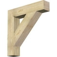thumbnail image 1 of Ekena Millwork 6"W x 32"D x 32"H Traditional Block Rough Sawn Bracket, Douglas Fir, 1 of 25
