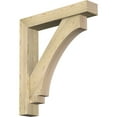 thumbnail image 1 of Ekena Millwork 6"W x 32"D x 36"H Imperial Block Rough Sawn Bracket w/ Offset Brace, Douglas Fir, 1 of 25