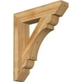 thumbnail image 1 of Ekena Millwork 6"W x 32"D x 36"H Olympic Slat Rough Sawn Bracket, Western Red Cedar, 1 of 4