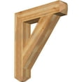 thumbnail image 1 of Ekena Millwork 6"W x 32"D x 36"H Traditional Craftsman Rough Sawn Bracket, Western Red Cedar, 1 of 13