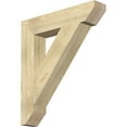thumbnail image 1 of Ekena Millwork 6"W x 32"D x 36"H Traditional Slat Rough Sawn Bracket, Douglas Fir, 1 of 4