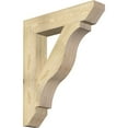 thumbnail image 1 of Ekena Millwork 6"W x 32"D x 38"H Funston Slat Rough Sawn Bracket, Douglas Fir, 1 of 4