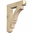thumbnail image 1 of Ekena Millwork 6"W x 32"D x 40"H Balboa Craftsman Rough Sawn Bracket, Douglas Fir, 1 of 13