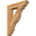 thumbnail image 1 of Ekena Millwork 6"W x 32"D x 40"H Funston Slat Rough Sawn Bracket, Western Red Cedar, 1 of 4