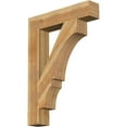 thumbnail image 1 of Ekena Millwork 6"W x 32"D x 44"H Balboa Block Rough Sawn Bracket, Western Red Cedar, 1 of 25