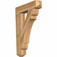 thumbnail image 1 of Ekena Millwork 6"W x 32"D x 44"H Olympic Craftsman Rough Sawn Bracket, Western Red Cedar, 1 of 13