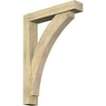 thumbnail image 1 of Ekena Millwork 6"W x 32"D x 44"H Thorton Block Rough Sawn Bracket w/ Offset Brace, Douglas Fir, 1 of 25