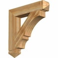 thumbnail image 1 of Ekena Millwork 6"W x 34"D x 34"H Balboa Arts & Crafts Rough Sawn Bracket, Western Red Cedar, 1 of 13