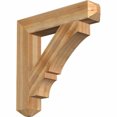 thumbnail image 1 of Ekena Millwork 6"W x 34"D x 34"H Balboa Craftsman Rough Sawn Bracket, Western Red Cedar, 1 of 13