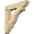 thumbnail image 1 of Ekena Millwork 6"W x 34"D x 34"H Balboa Slat Rough Sawn Bracket, Douglas Fir, 1 of 4