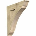 thumbnail image 1 of Ekena Millwork 6"W x 34"D x 34"H Thorton Traditional Rough Sawn Bracket, Douglas Fir, 1 of 13