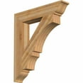 thumbnail image 1 of Ekena Millwork 6"W x 34"D x 38"H Balboa Traditional Rough Sawn Bracket, Western Red Cedar, 1 of 13