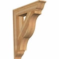 thumbnail image 1 of Ekena Millwork 6"W x 34"D x 38"H Funston Traditional Rough Sawn Bracket, Western Red Cedar, 1 of 13