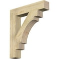 thumbnail image 1 of Ekena Millwork 6"W x 34"D x 38"H Merced Block Rough Sawn Bracket, Douglas Fir, 1 of 25
