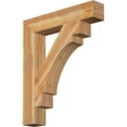 thumbnail image 1 of Ekena Millwork 6"W x 34"D x 40"H Merced Block Rough Sawn Bracket, Western Red Cedar, 1 of 4