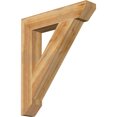 thumbnail image 1 of Ekena Millwork 6"W x 34"D x 40"H Traditional Slat Rough Sawn Bracket, Western Red Cedar, 1 of 4
