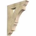 thumbnail image 1 of Ekena Millwork 6"W x 34"D x 42"H Balboa Traditional Rough Sawn Bracket, Douglas Fir, 1 of 13