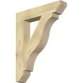 thumbnail image 1 of Ekena Millwork 6"W x 34"D x 42"H Funston Slat Rough Sawn Bracket, Douglas Fir, 1 of 4