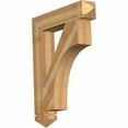 thumbnail image 1 of Ekena Millwork 6"W x 34"D x 42"H Westlake Arts & Crafts Rough Sawn Bracket, Western Red Cedar, 1 of 13