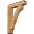 thumbnail image 1 of Ekena Millwork 6"W x 34"D x 46"H Balboa Block Rough Sawn Bracket, Western Red Cedar, 1 of 4