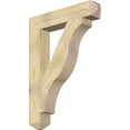 thumbnail image 1 of Ekena Millwork 6"W x 34"D x 46"H Funston Craftsman Rough Sawn Bracket, Douglas Fir, 1 of 4