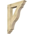 thumbnail image 1 of Ekena Millwork 6"W x 34"D x 46"H Funston Traditional Rough Sawn Bracket, Douglas Fir, 1 of 4