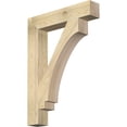 thumbnail image 1 of Ekena Millwork 6"W x 34"D x 46"H Imperial Block Rough Sawn Bracket, Douglas Fir, 1 of 4