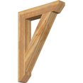 thumbnail image 1 of Ekena Millwork 6"W x 34"D x 46"H Traditional Slat Rough Sawn Bracket, Western Red Cedar, 1 of 4