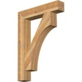 thumbnail image 1 of Ekena Millwork 6"W x 34"D x 46"H Westlake Block Rough Sawn Bracket, Western Red Cedar, 1 of 4