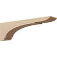 thumbnail image 1 of 6"W x 36"D x 12"H Thin Olympic Rough Cedar Woodgrain TimberThane Corbel, Primed Tan, 1 of 6