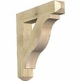 thumbnail image 1 of Ekena Millwork 6"W x 36"D x 36"H Funston Craftsman Rough Sawn Bracket, Douglas Fir, 1 of 13