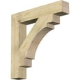 thumbnail image 1 of Ekena Millwork 6"W x 36"D x 36"H Merced Block Rough Sawn Bracket, Douglas Fir, 1 of 25