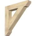 thumbnail image 1 of Ekena Millwork 6"W x 36"D x 36"H Traditional Slat Rough Sawn Bracket, Douglas Fir, 1 of 4