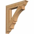 thumbnail image 1 of Ekena Millwork 6"W x 36"D x 40"H Balboa Traditional Rough Sawn Bracket, Western Red Cedar, 1 of 13
