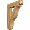 thumbnail image 1 of Ekena Millwork 6"W x 36"D x 40"H Funston Craftsman Rough Sawn Bracket, Western Red Cedar, 1 of 13