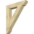 thumbnail image 1 of Ekena Millwork 6"W x 36"D x 42"H Traditional Slat Rough Sawn Bracket, Douglas Fir, 1 of 4