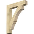 thumbnail image 1 of Ekena Millwork 6"W x 36"D x 44"H Balboa Block Rough Sawn Bracket, Douglas Fir, 1 of 4