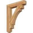 thumbnail image 1 of Ekena Millwork 6"W x 36"D x 44"H Merced Craftsman Rough Sawn Bracket, Western Red Cedar, 1 of 4
