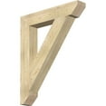 thumbnail image 1 of Ekena Millwork 6"W x 36"D x 44"H Traditional Slat Rough Sawn Bracket, Douglas Fir, 1 of 4