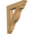thumbnail image 1 of Ekena Millwork 6"W x 38"D x 38"H Funston Traditional Rough Sawn Bracket, Western Red Cedar, 1 of 13