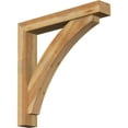 thumbnail image 1 of Ekena Millwork 6"W x 38"D x 38"H Thorton Block Rough Sawn Bracket w/ Offset Brace, Western Red Cedar, 1 of 25