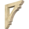 thumbnail image 1 of Ekena Millwork 6"W x 38"D x 42"H Merced Slat Rough Sawn Bracket, Douglas Fir, 1 of 4
