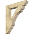 thumbnail image 1 of Ekena Millwork 6"W x 38"D x 42"H Olympic Slat Rough Sawn Bracket, Douglas Fir, 1 of 4