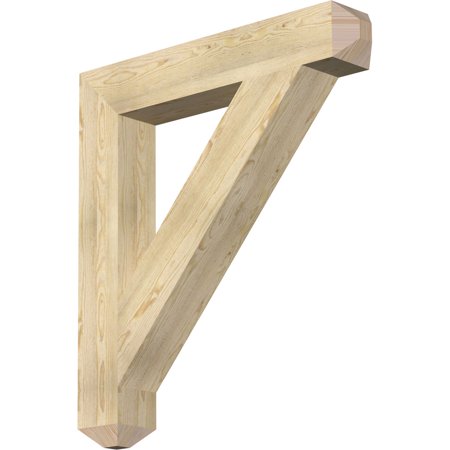 Ekena Millwork 6"W x 38"D x 42"H Traditional Craftsman Rough Sawn Bracket, Douglas Fir